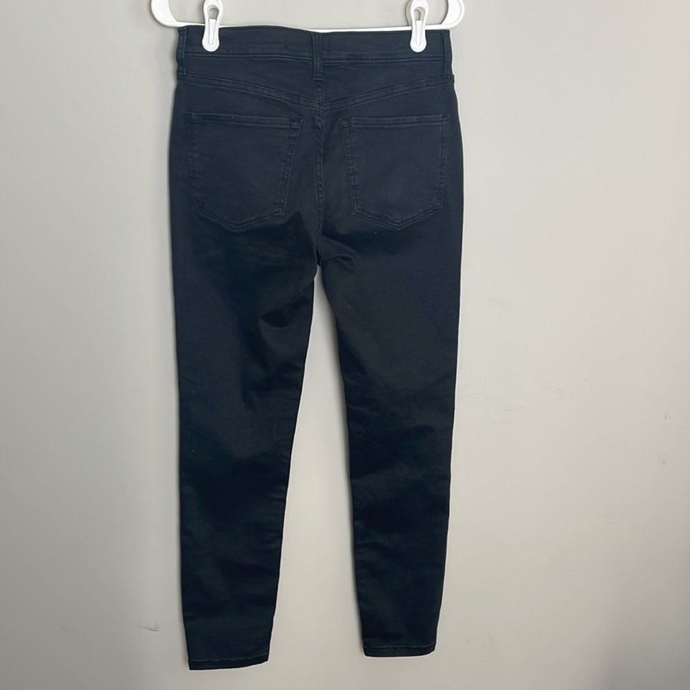 Free People Busted Knee Black Skinny Jeans- Size 29 - Picture 2 of 12